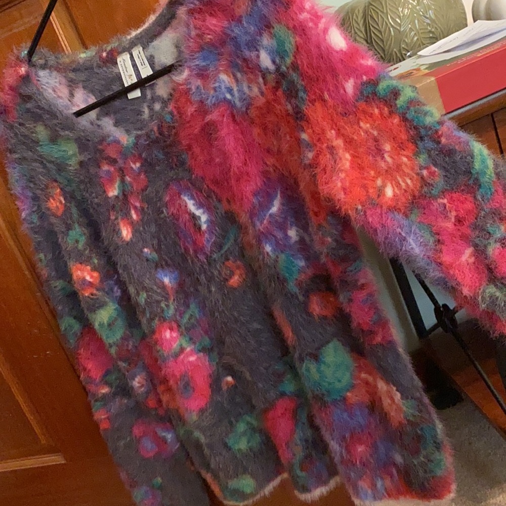 Floral sweater